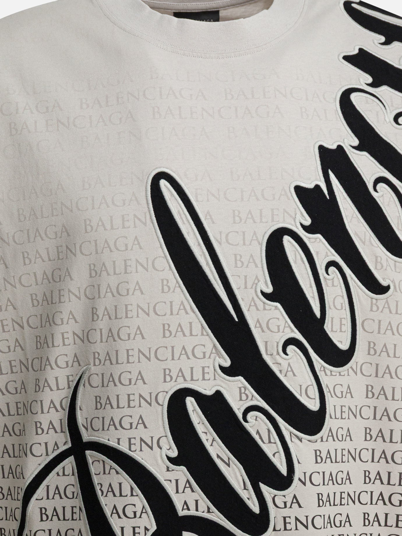 T-shirt girocollo Graphics  Bianco - Balenciaga Uomo | PDP | VIETTI Online Store | Zoom-Modal_3
