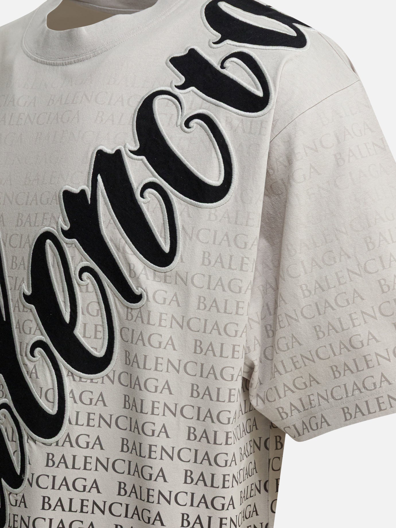 T-shirt girocollo Graphics  Bianco - Balenciaga Uomo | PDP | VIETTI Online Store | thumbnail_4