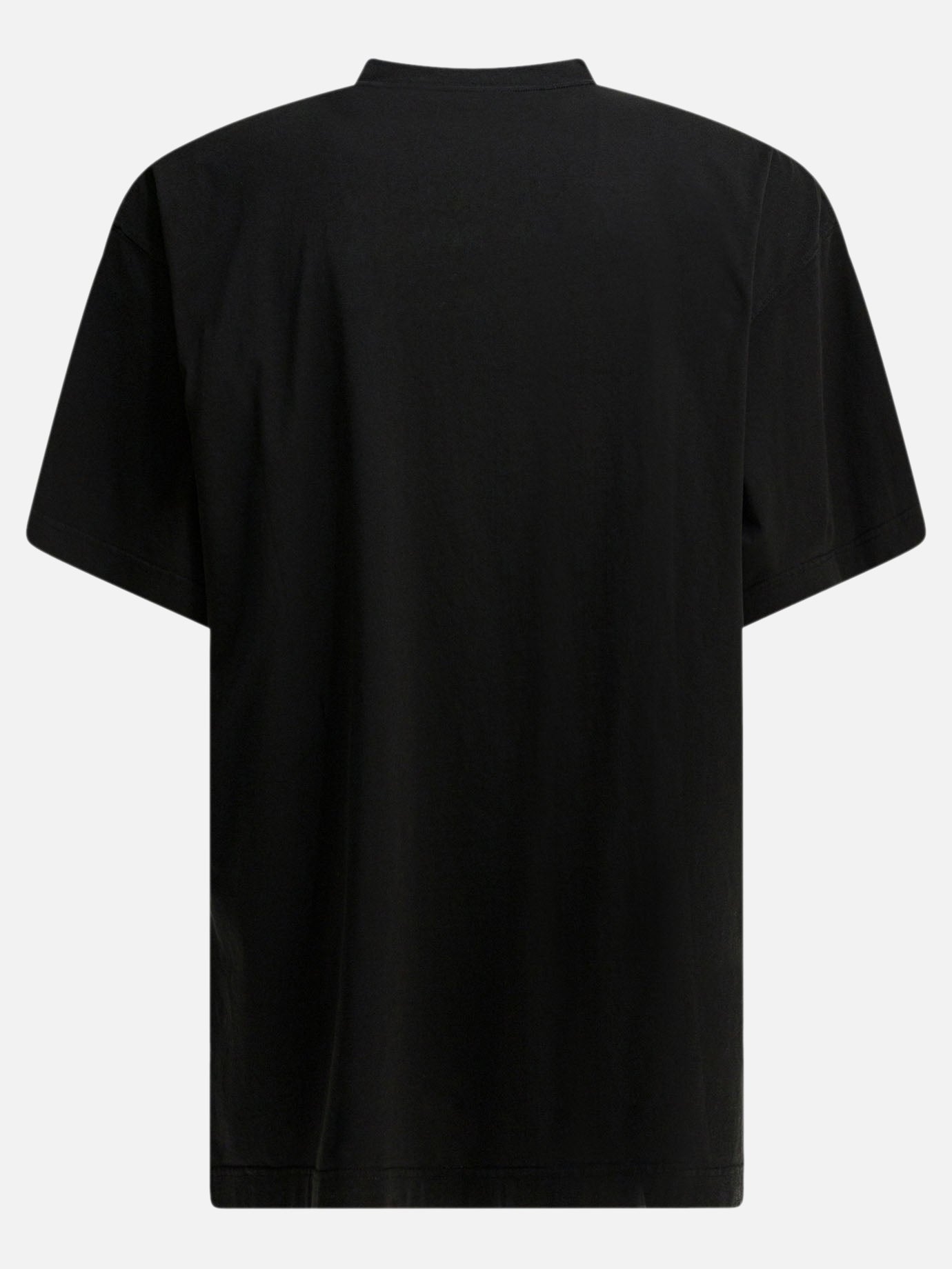 Crewneck t-shirts Logo  Black - Balenciaga Men | PDP | VIETTI Online Store | thumbnail_2