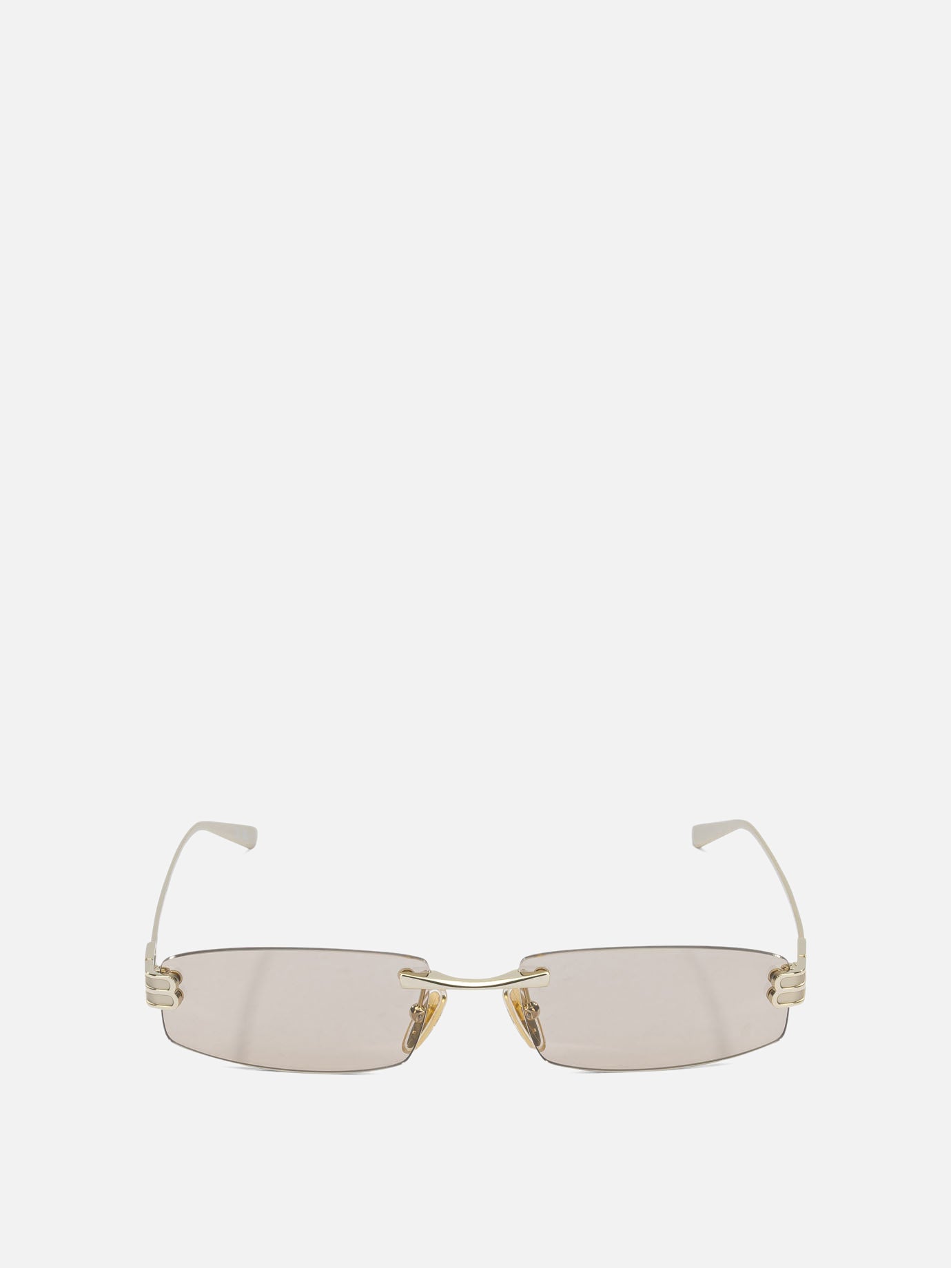 Square frame 100% acetate  Gold - Balenciaga Women | PDP | VIETTI Online Store | thumbnail