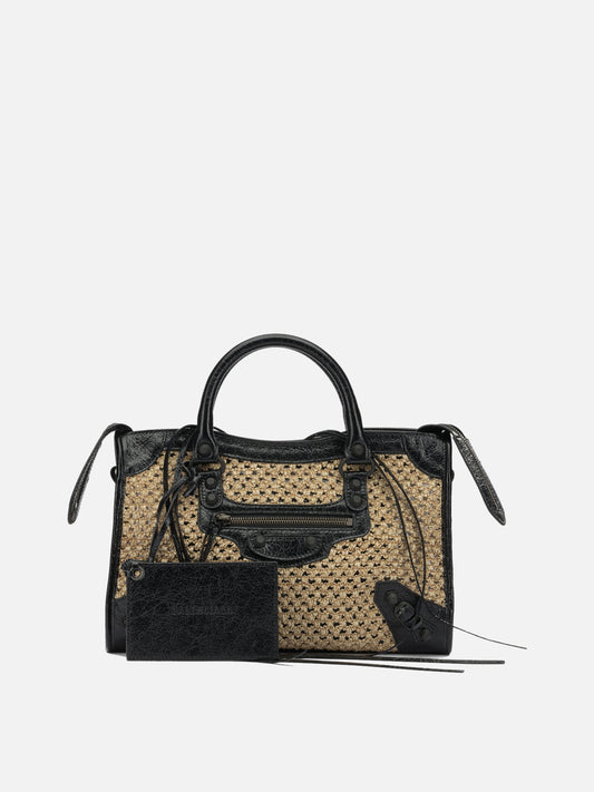 Borse medie 50% polyamide 25% lamb leather 20% cotton 5% plexiglas  Beige - Balenciaga Donna | VIETTI Online Store 
