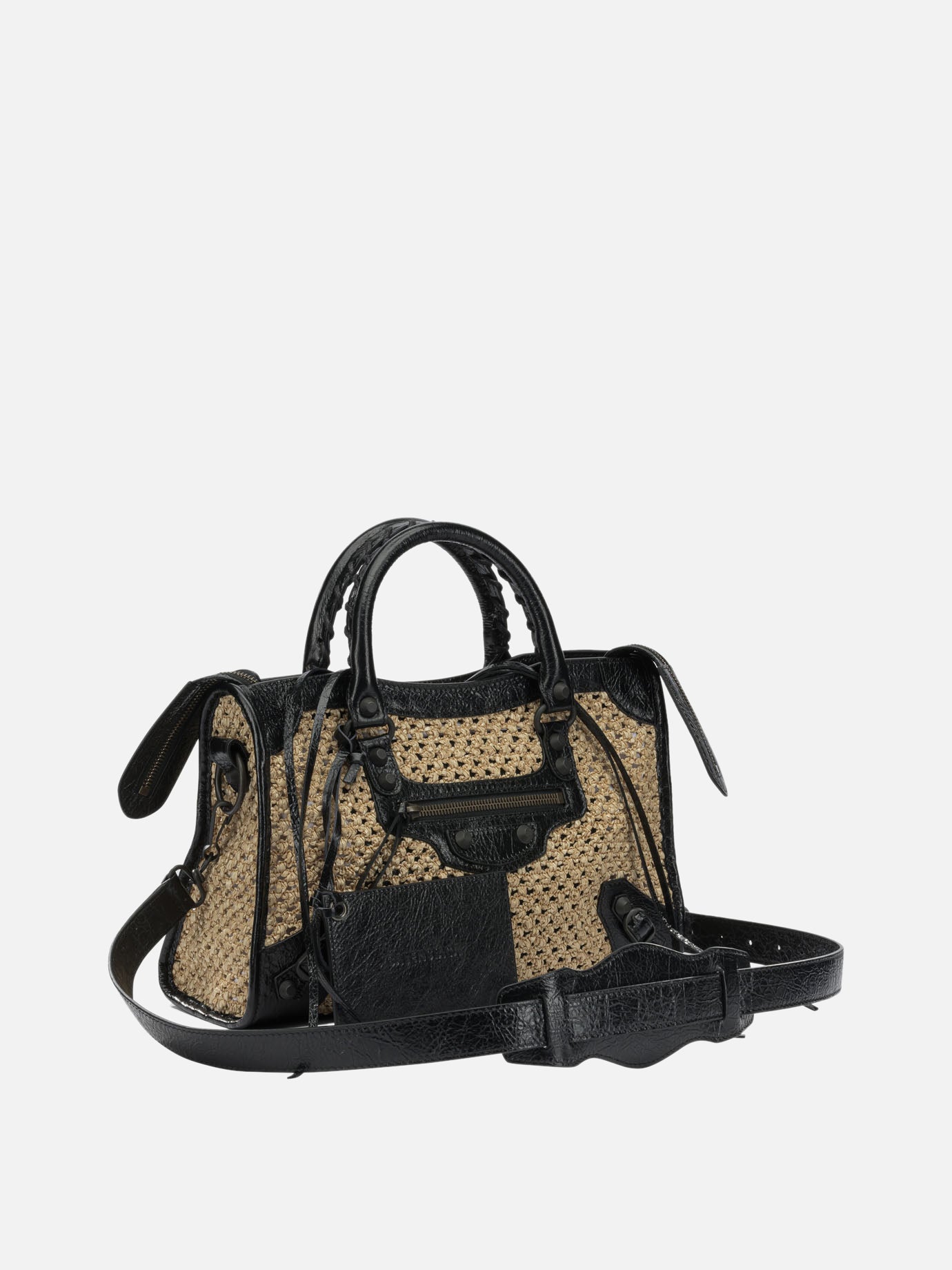 Medium bags 50% polyamide 25% lamb leather 20% cotton 5% plexiglas  Beige - Balenciaga Women | PDP | VIETTI Online Store | thumbnail_2