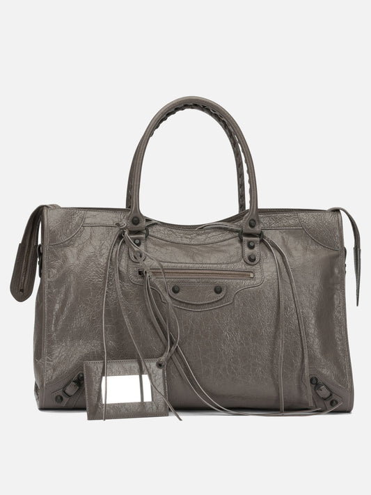 Large bags 85% lamb leather 10% cotton 5% plexiglas  Brown - Balenciaga Men | PDP | VIETTI Online Store 
