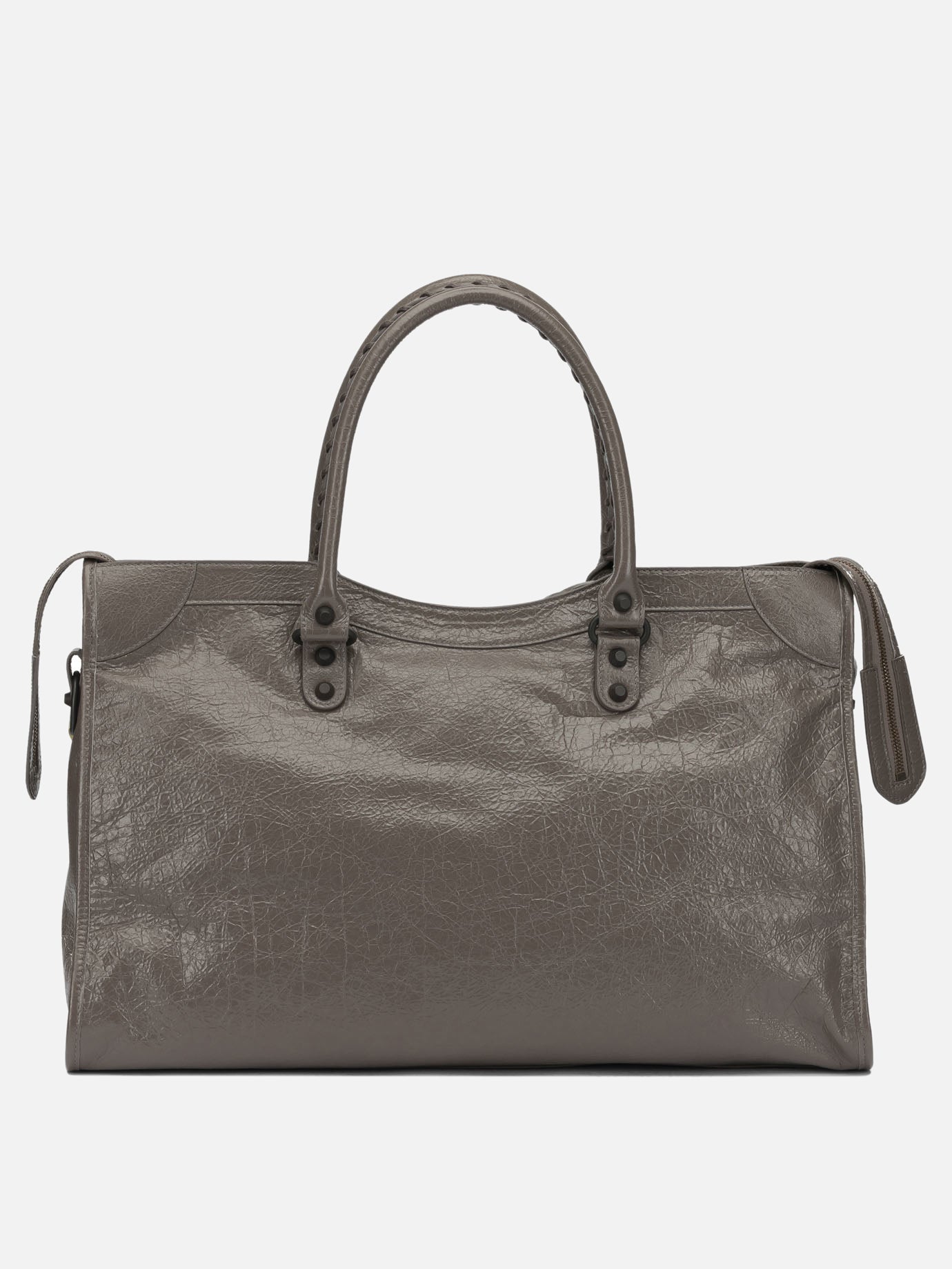 Large bags 85% lamb leather 10% cotton 5% plexiglas  Brown - Balenciaga Men | PDP | VIETTI Online Store | Zoom-Modal_3

