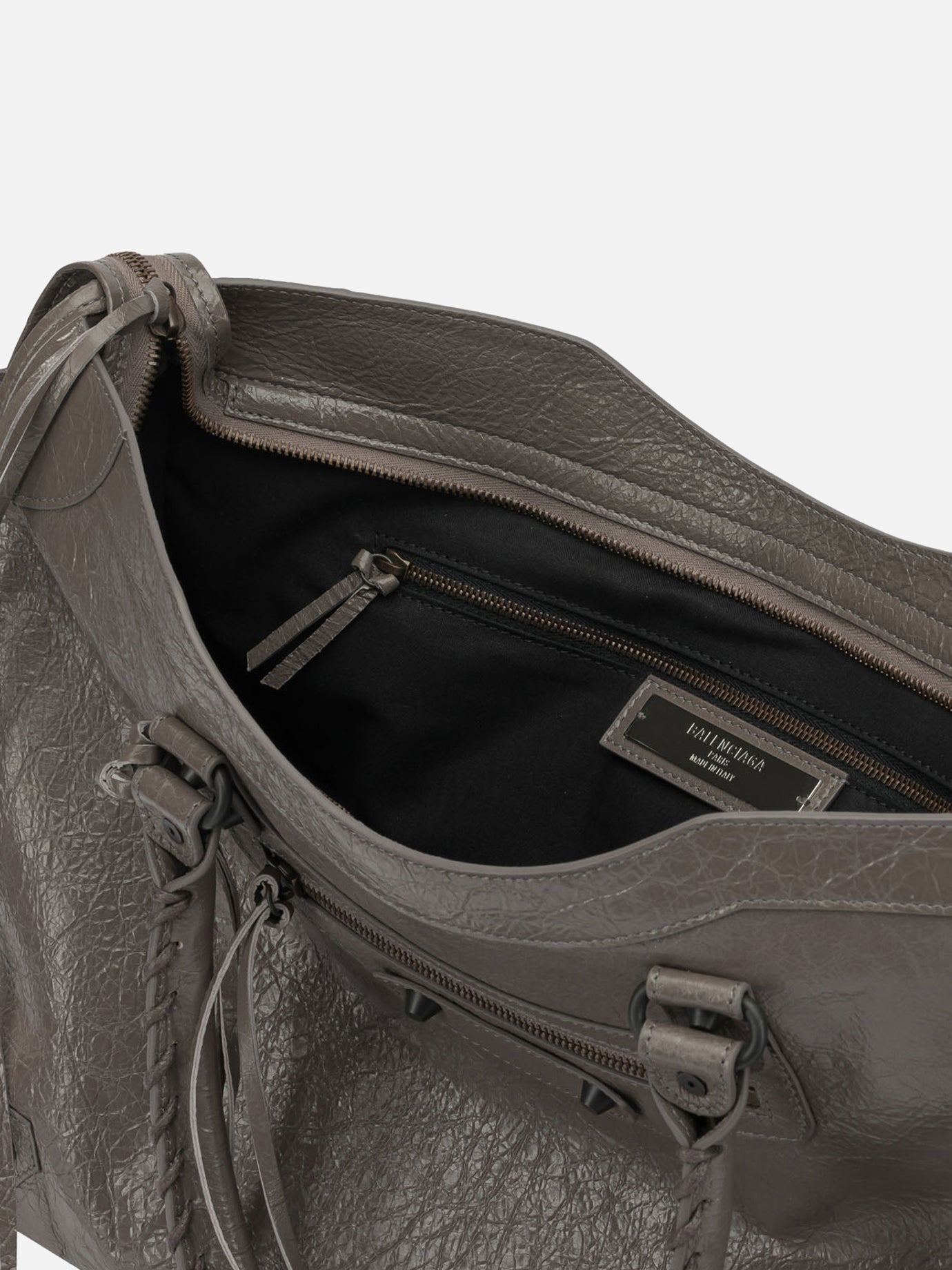 Large bags 85% lamb leather 10% cotton 5% plexiglas  Brown - Balenciaga Men | PDP | VIETTI Online Store | Zoom-Modal_5
