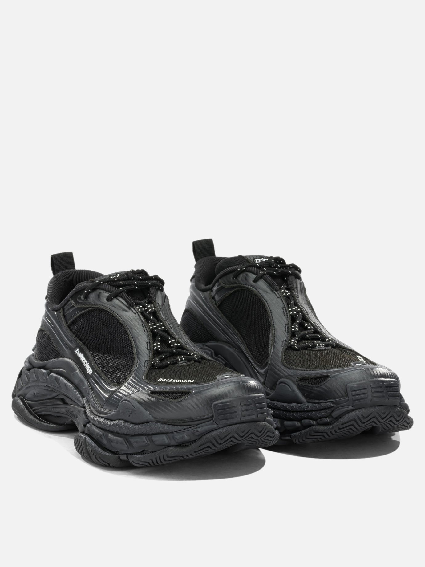 Low top sneakers 60% polyurethane 40% polyester  Black - Balenciaga Men | PDP | VIETTI Online Store | Zoom-Modal_2
