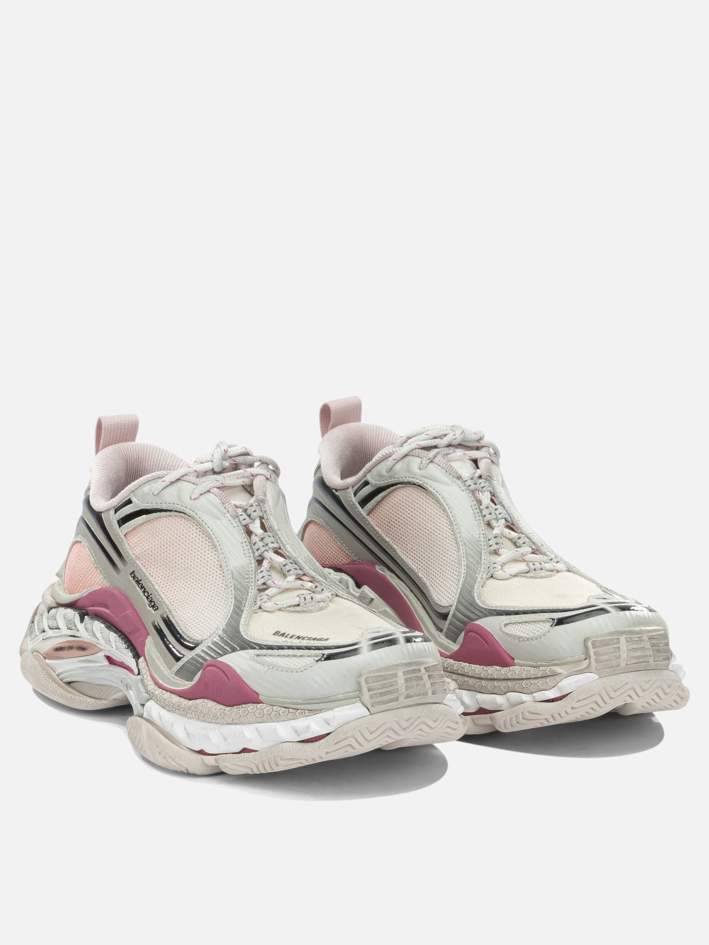 Low top sneakers 60% polyurethane 40% polyester - 100% rubber  Pink - Balenciaga Women | PDP | VIETTI Online Store | Zoom-Modal_2
