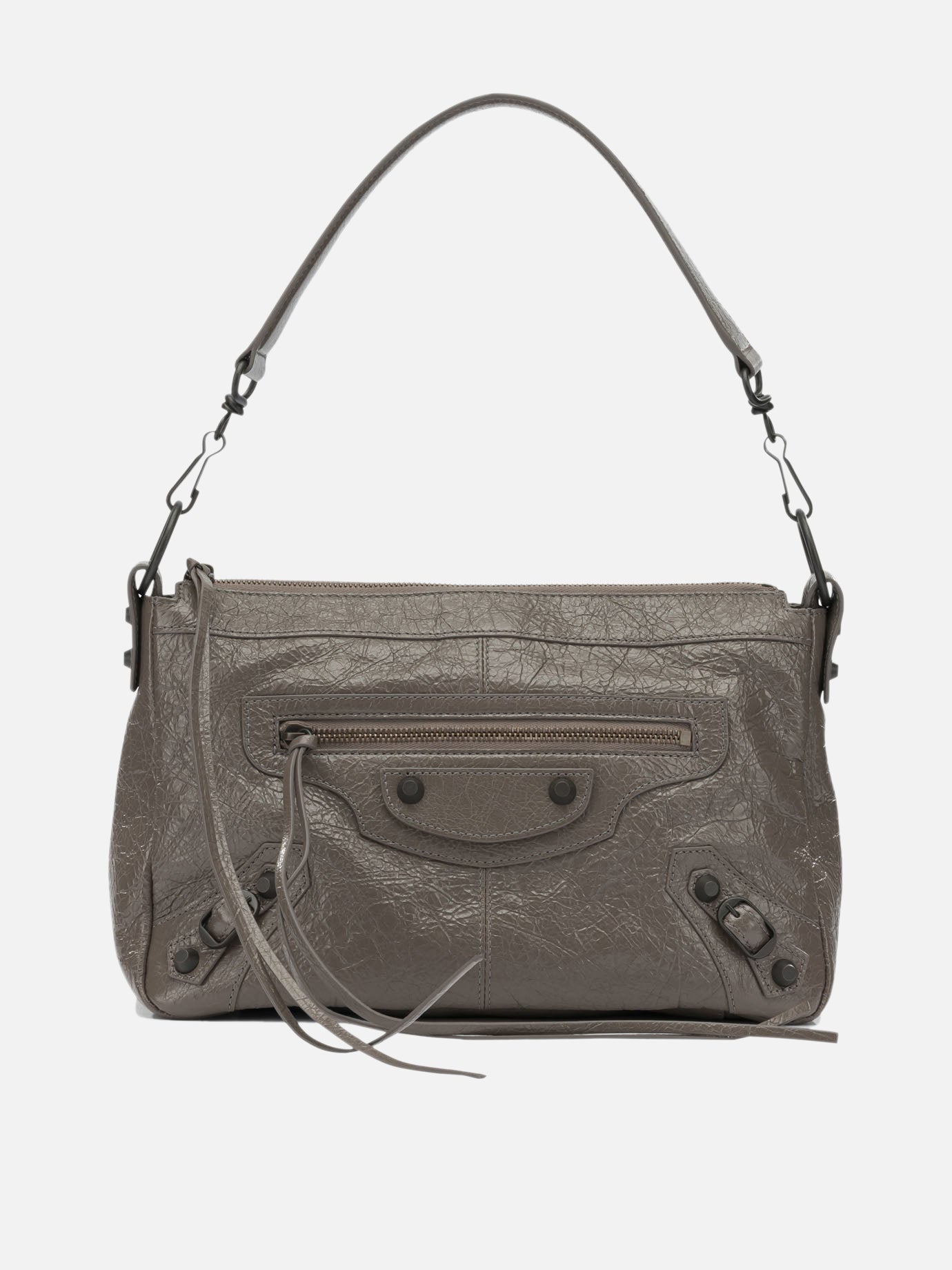 Medium bags 100% lamb leather  Grey - Balenciaga Men | PDP | VIETTI Online Store | Zoom-Modal
