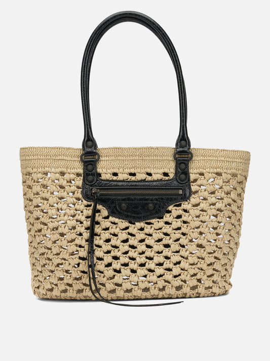 Medium bags 80% viscose 20% lamb leather  Beige - Balenciaga Women | PLP | VIETTI Online Store 
