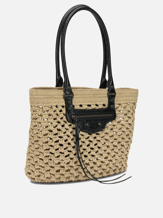 Medium bags 80% viscose 20% lamb leather  Beige - Balenciaga Women | PLP | VIETTI Online Store | 2
