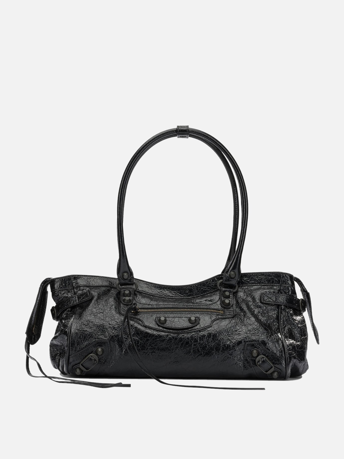 Large bags 100% lamb leather  Black - Balenciaga Women | PDP | VIETTI Online Store | thumbnail