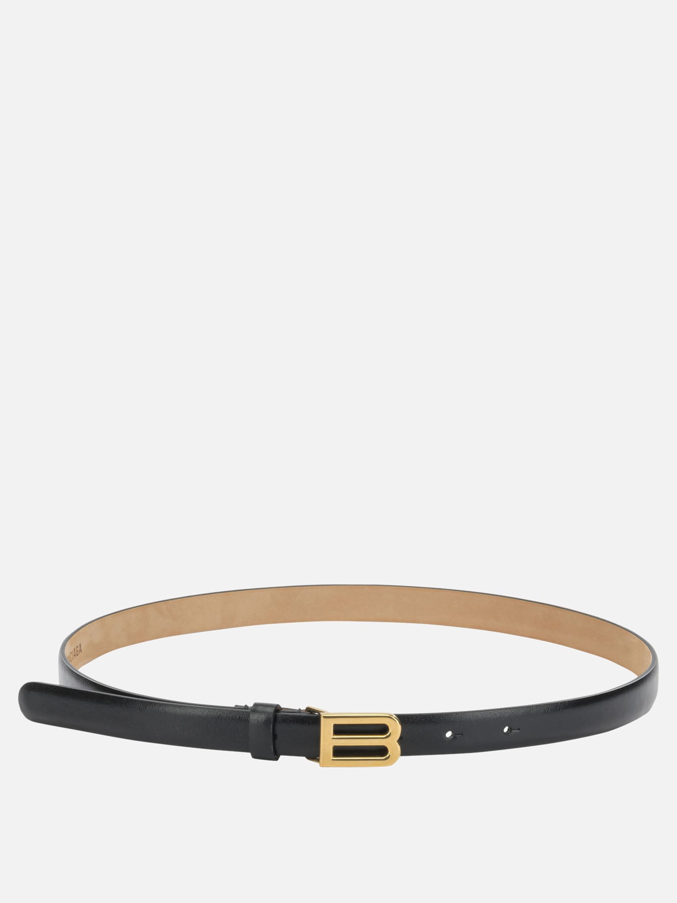 Cinture in pelle 80% calf leather 19% zinc 1% laiton sans plomb  Nero - Balenciaga Donna | PDP | VIETTI Online Store | thumbnail