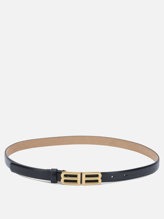 Leather belts 80% calf leather 19% zinc 1% laiton sans plomb  Black - Balenciaga Women | PDP | VIETTI Online Store 
