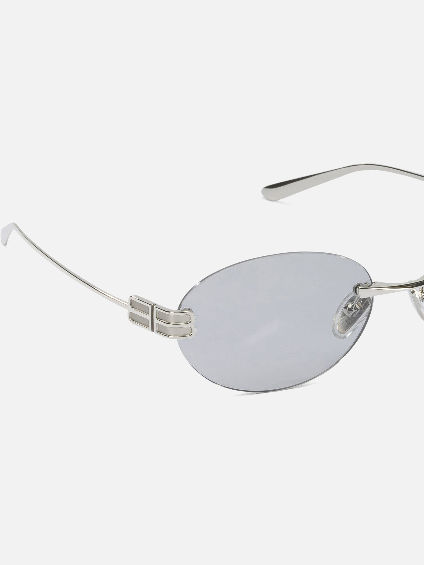 Round frame 100% acetate  Grey - Balenciaga Women | PDP | VIETTI Online Store | Zoom-Modal_2
