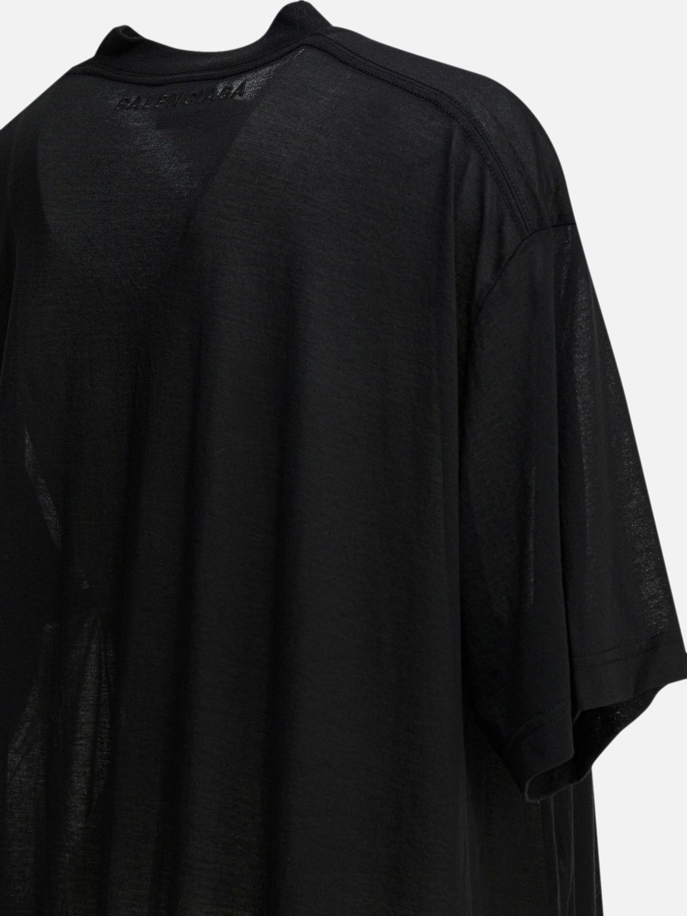 Crewneck t-shirts Solid colour  Black - Balenciaga Women | PDP | VIETTI Online Store | thumbnail_4