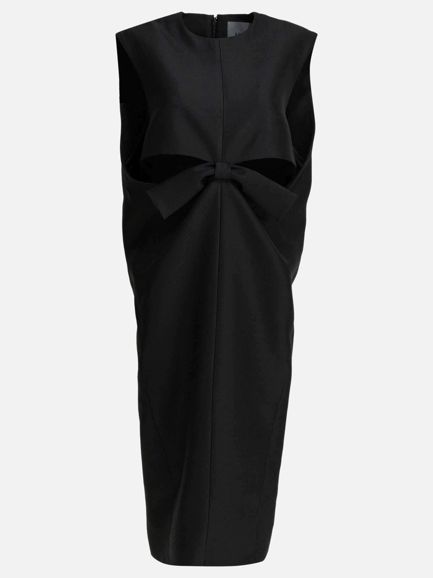 Midi dresses Solid colour  Black - Balenciaga Women | PDP | VIETTI Online Store | thumbnail