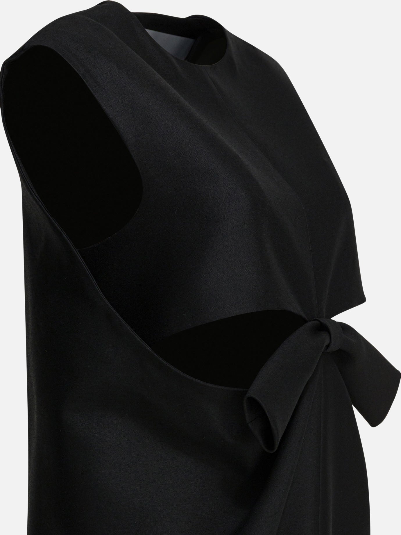 Midi dresses Solid colour  Black - Balenciaga Women | PDP | VIETTI Online Store | thumbnail_4