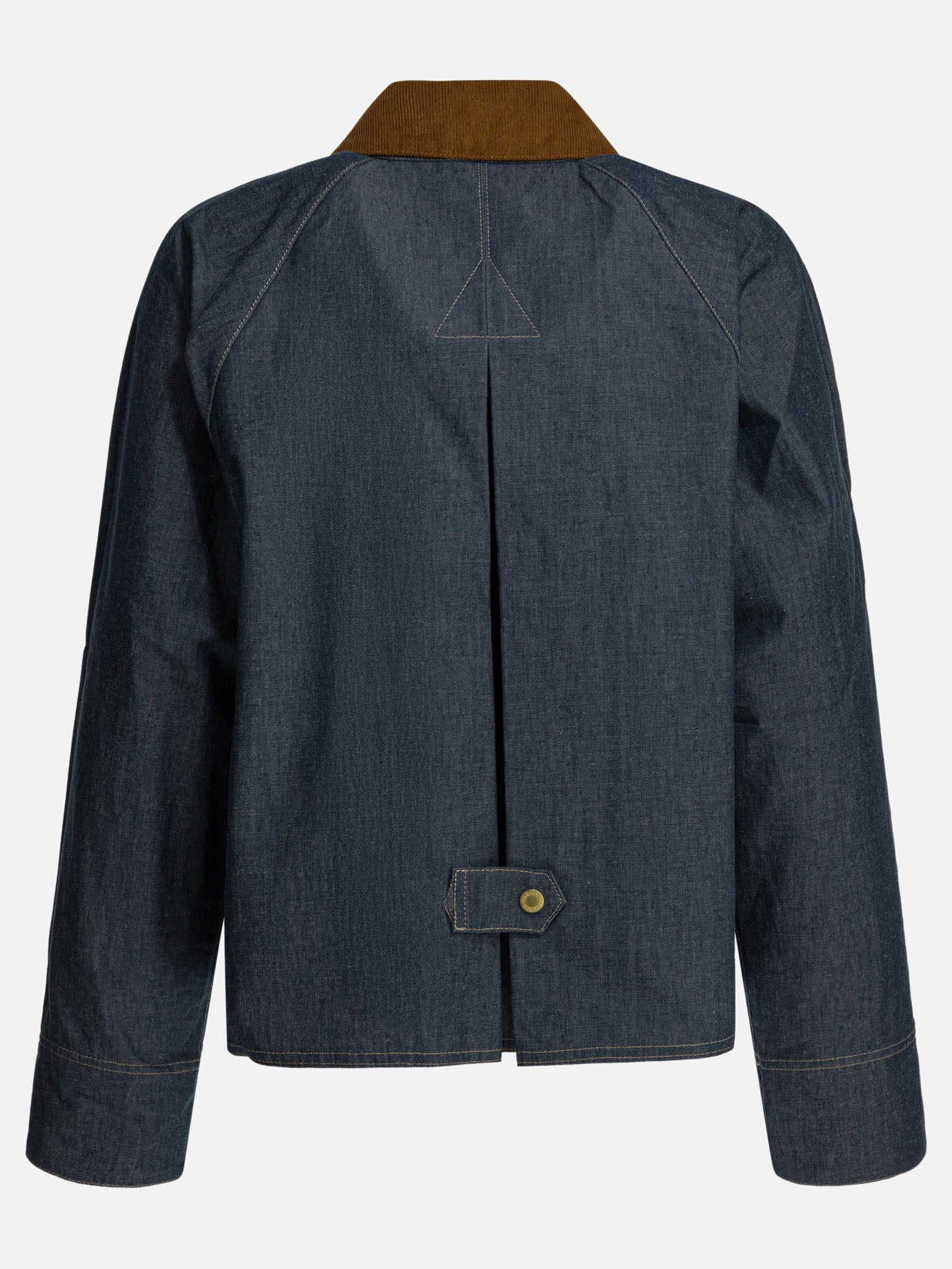 Giacche in denim Solid colour  Blu - Barbour Donna | PDP | VIETTI Online Store | Zoom-Modal_2
