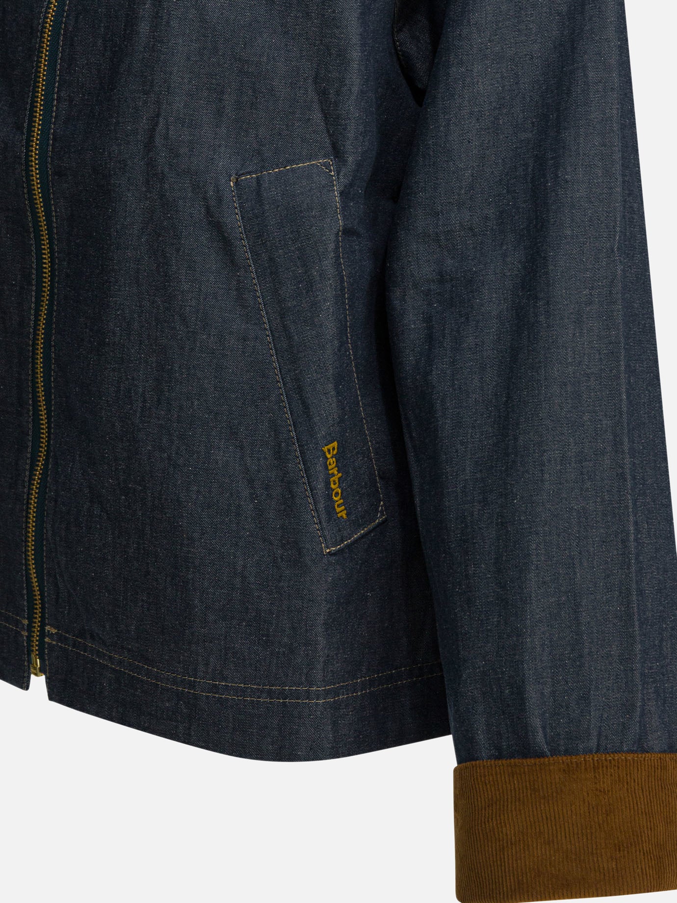 Giacche in denim Solid colour  Blu - Barbour Donna | PDP | VIETTI Online Store | Zoom-Modal_3
