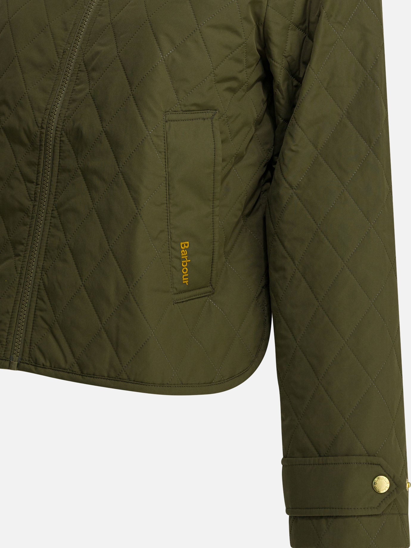 Giacche leggere & Trapuntate Solid colour  Verde - Barbour Donna | PDP | VIETTI Online Store | thumbnail_3