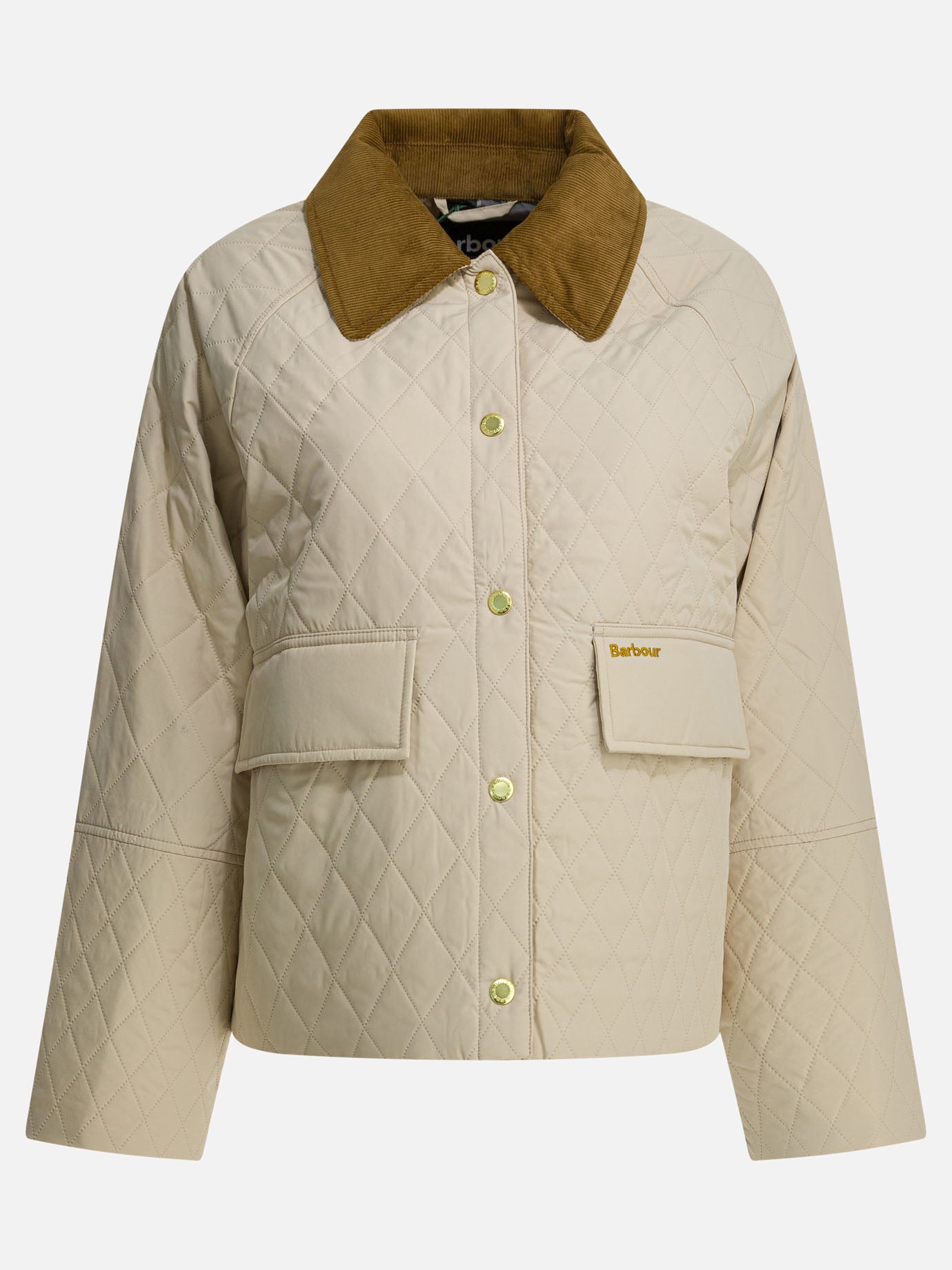 Giacche leggere & Trapuntate Logo  Beige - Barbour Donna | PDP | VIETTI Online Store | thumbnail