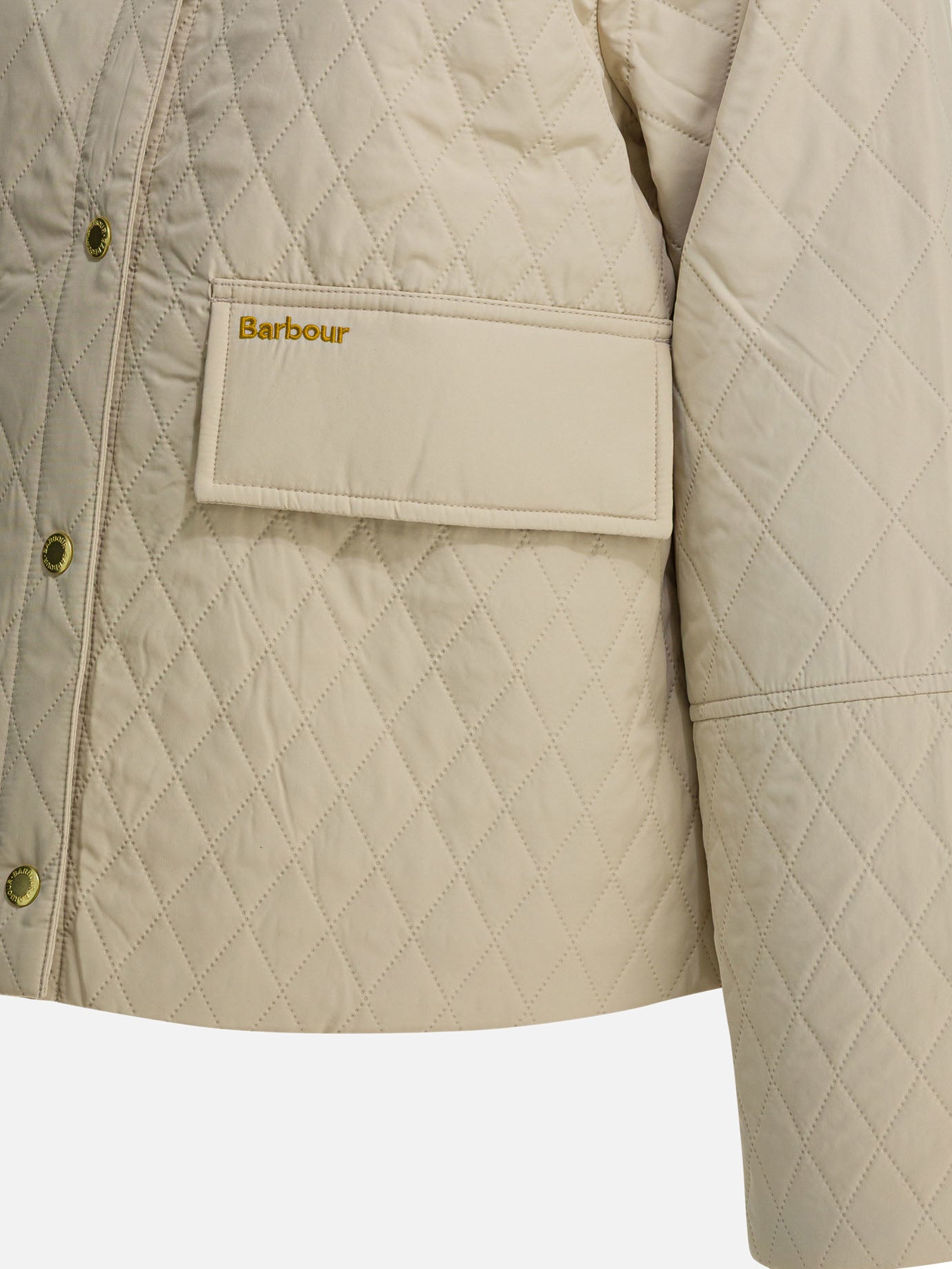 Giacche leggere & Trapuntate Logo  Beige - Barbour Donna | PDP | VIETTI Online Store | Zoom-Modal_3
