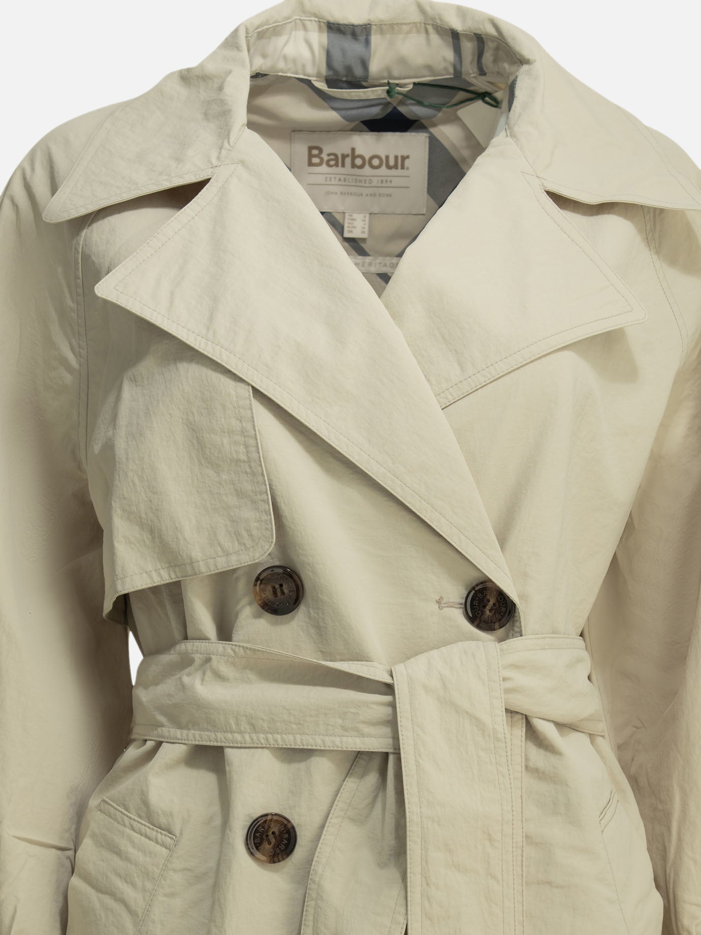 Impermeabili & Trench Solid colour  Beige - Barbour Donna | PDP | VIETTI Online Store | thumbnail_3