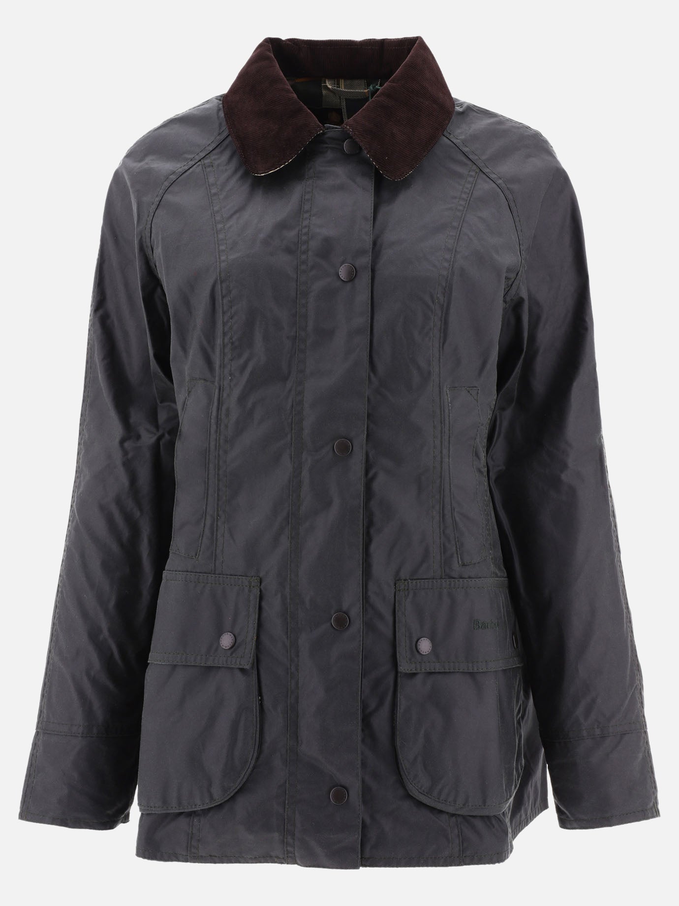 Quilted & Utility Jackets Solid colour  Grey - Barbour Women | PDP | VIETTI Online Store | thumbnail