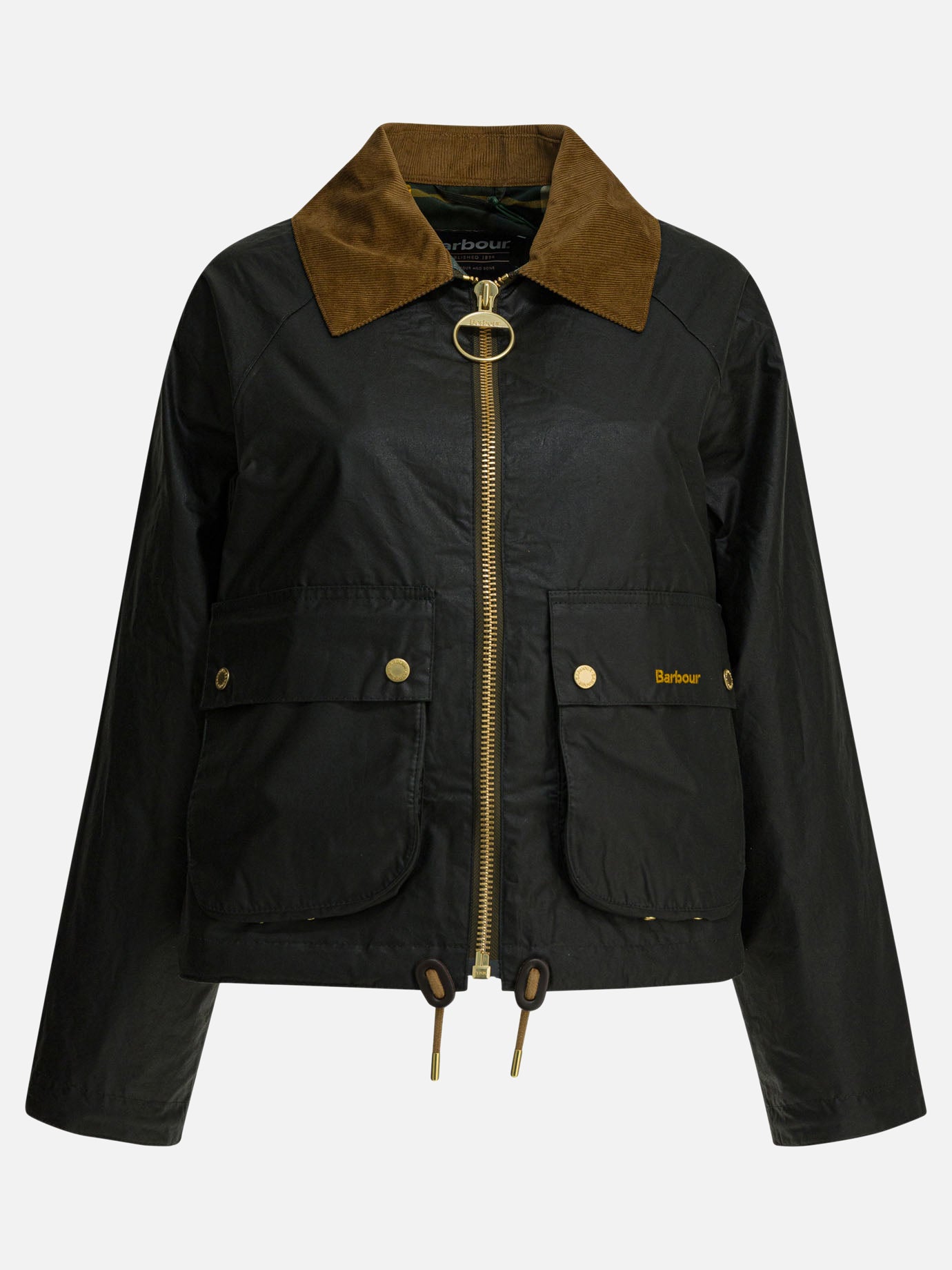 Quilted & Utility Jackets Logo  Grey - Barbour Women | PDP | VIETTI Online Store | thumbnail