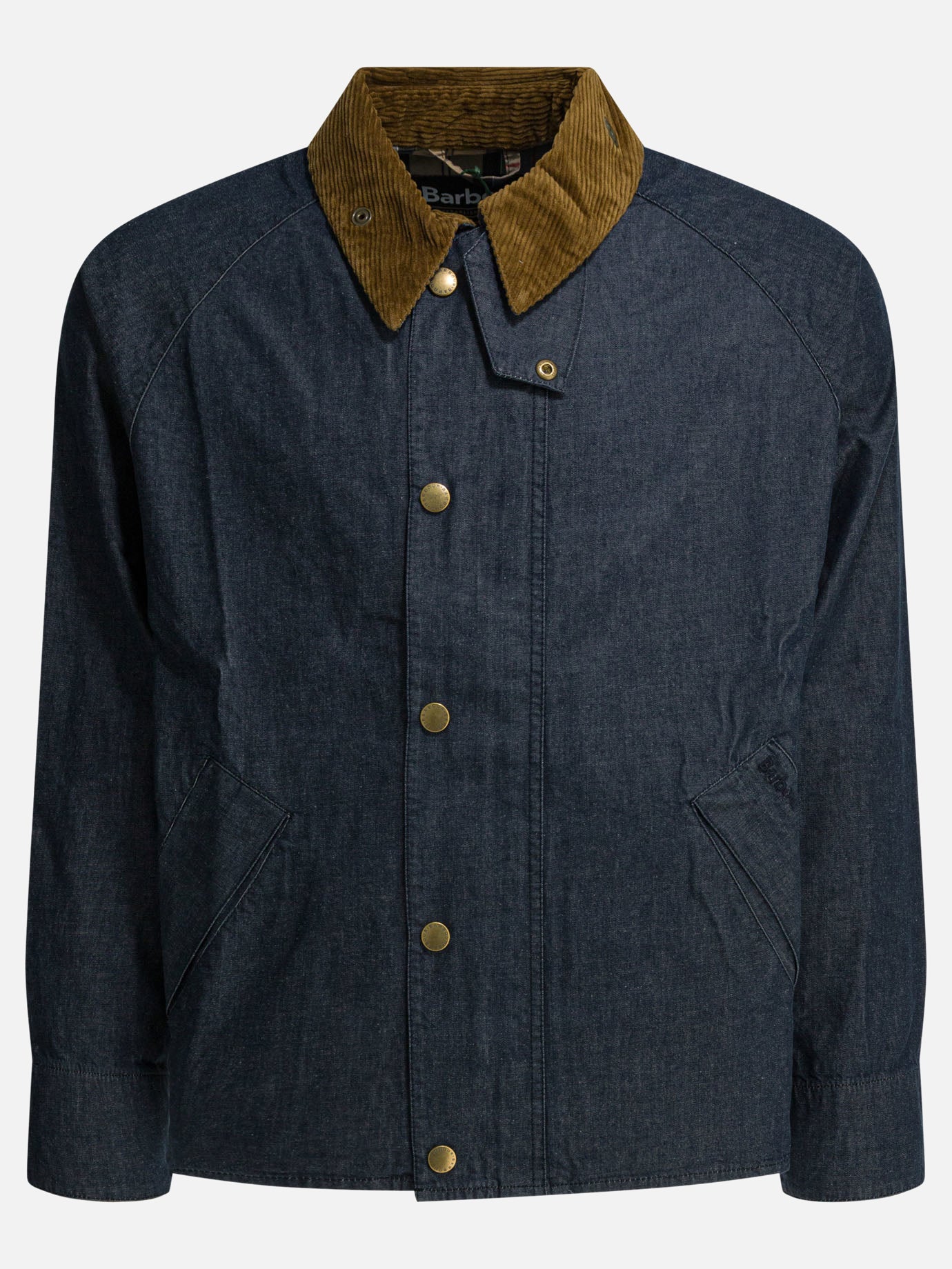 Denim jackets Solid colour  Blue - Barbour Men | PDP | VIETTI Online Store | thumbnail