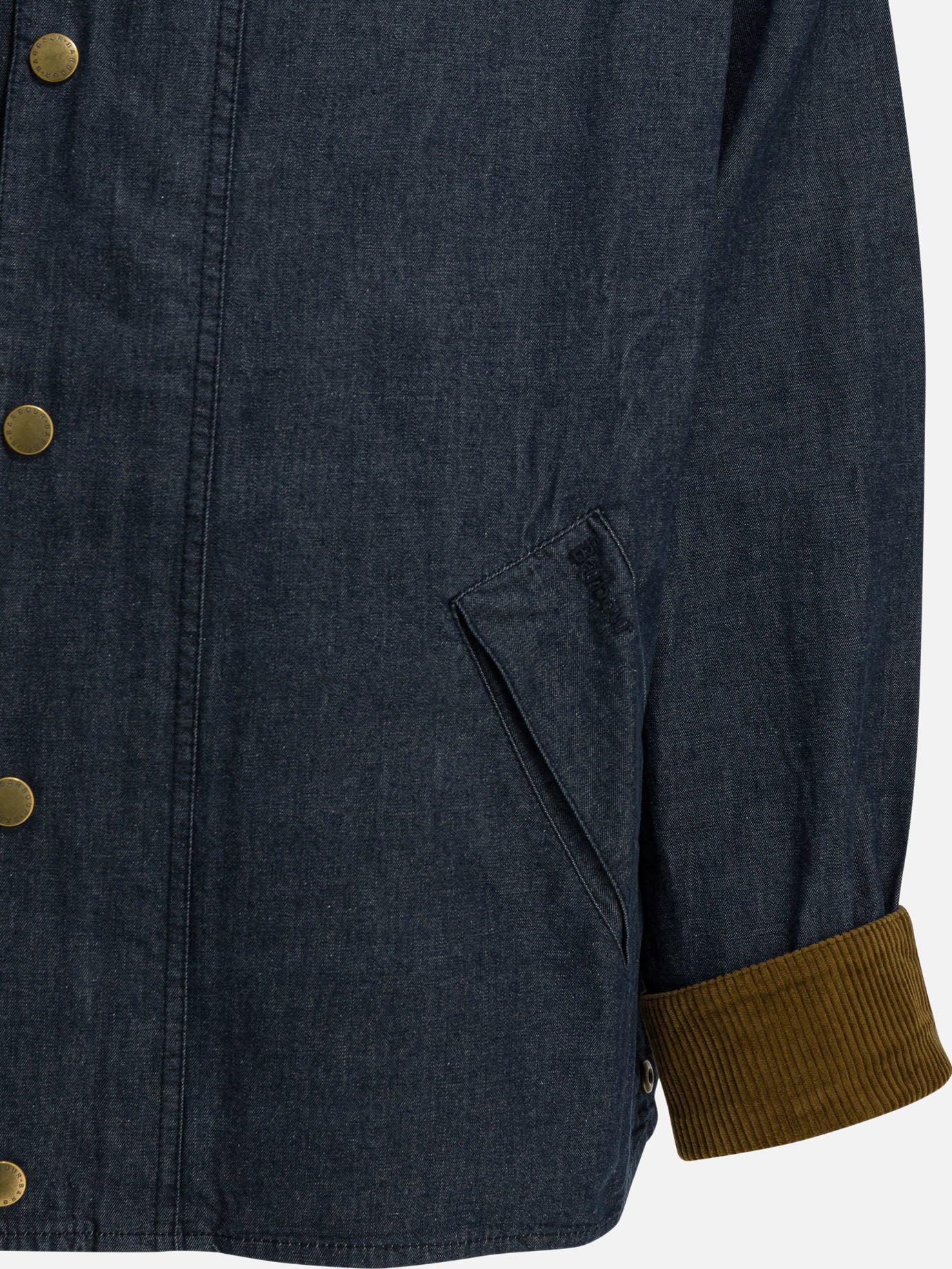 Denim jackets Solid colour  Blue - Barbour Men | PDP | VIETTI Online Store | thumbnail_3