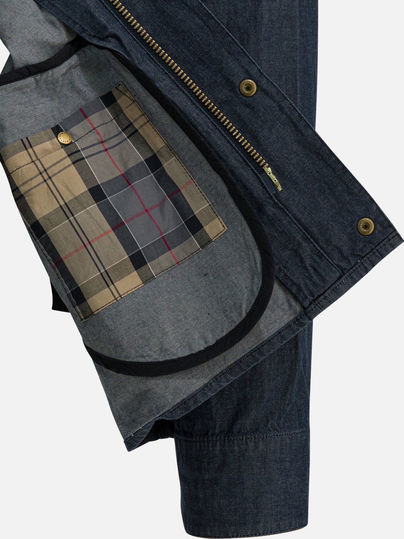 Denim jackets Solid colour  Blue - Barbour Men | PDP | VIETTI Online Store | thumbnail_4