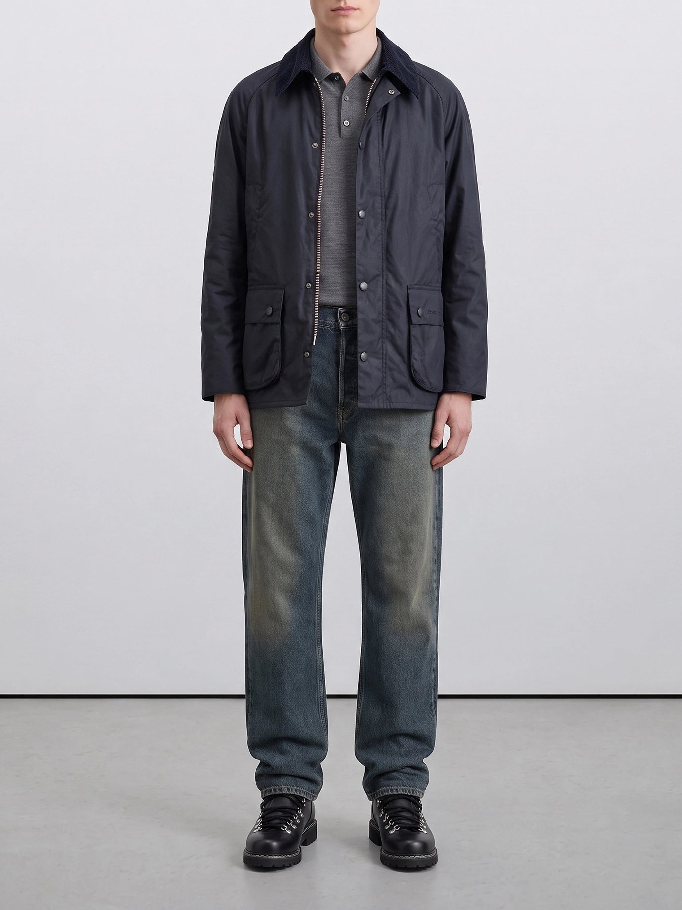 Quilted & Utility Jackets Solid colour  Blue - Barbour Men | PDP | VIETTI Online Store | Zoom-Modal_2
