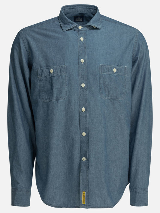 Camicie casual Solid colour  Blu - BD BAGGIES Uomo | PLP | VIETTI Online Store 
