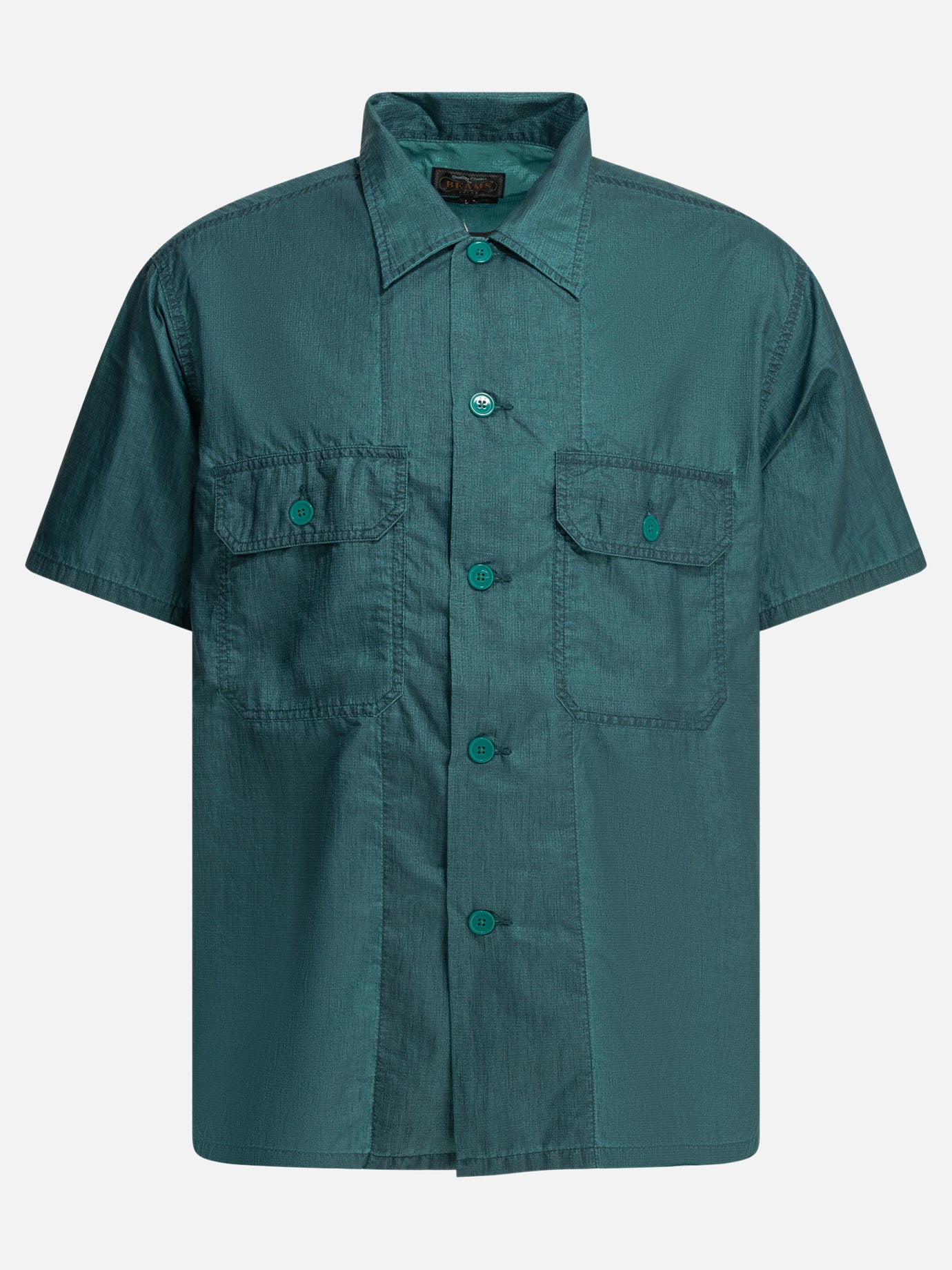 Casual shirts Solid colour  Blue - Beams Plus Men | PDP | VIETTI Online Store | Zoom-Modal
