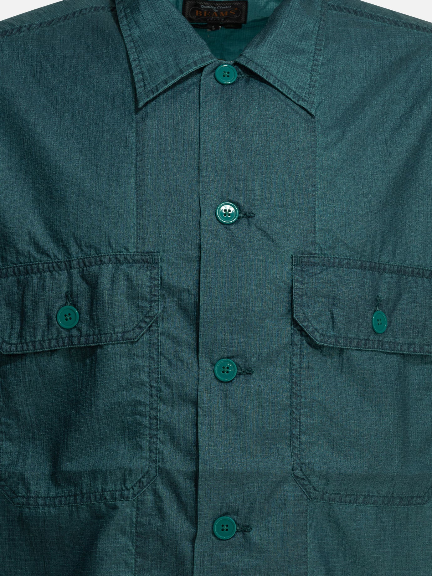 Casual shirts Solid colour  Blue - Beams Plus Men | PDP | VIETTI Online Store | thumbnail_3