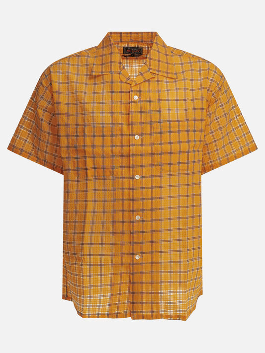 Casual shirts Plaid  Orange - Beams Plus Men | PLP | VIETTI Online Store 
