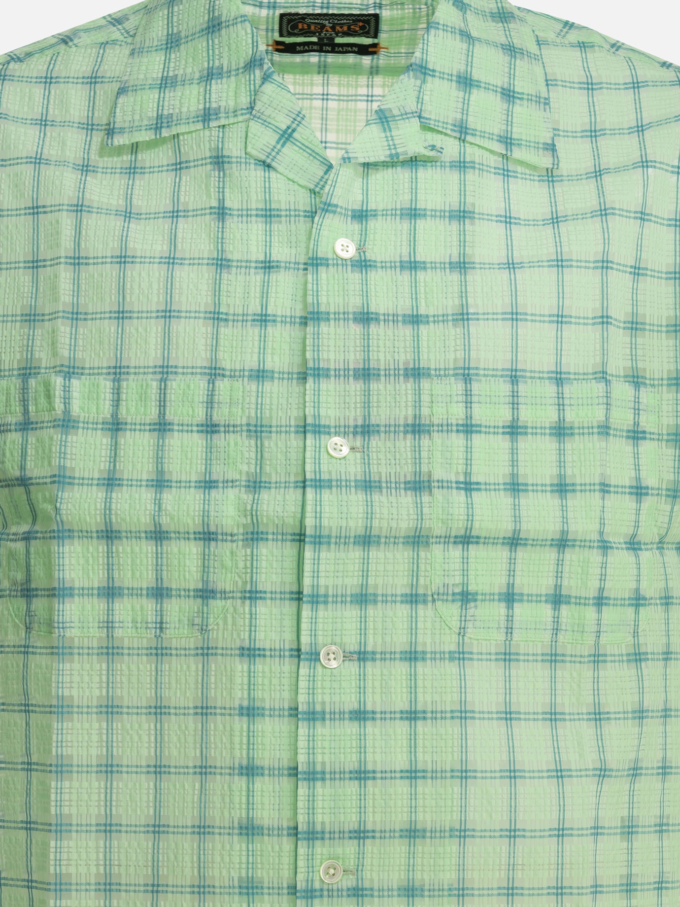 Casual shirts Plaid  Green - Beams Plus Men | PDP | VIETTI Online Store | thumbnail_3