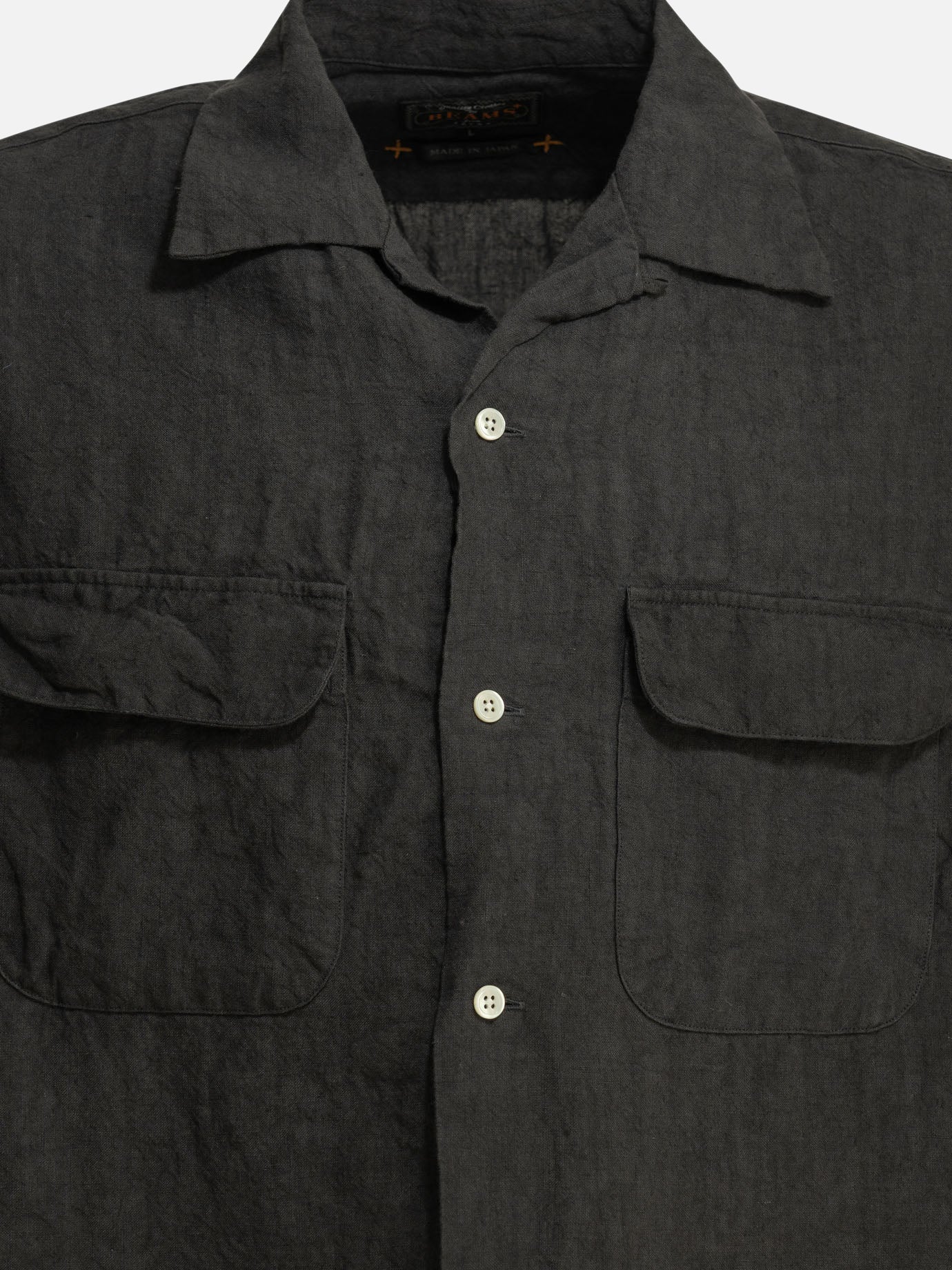 Casual shirts Solid colour  Brown - Beams Plus Men | PDP | VIETTI Online Store | Zoom-Modal_3
