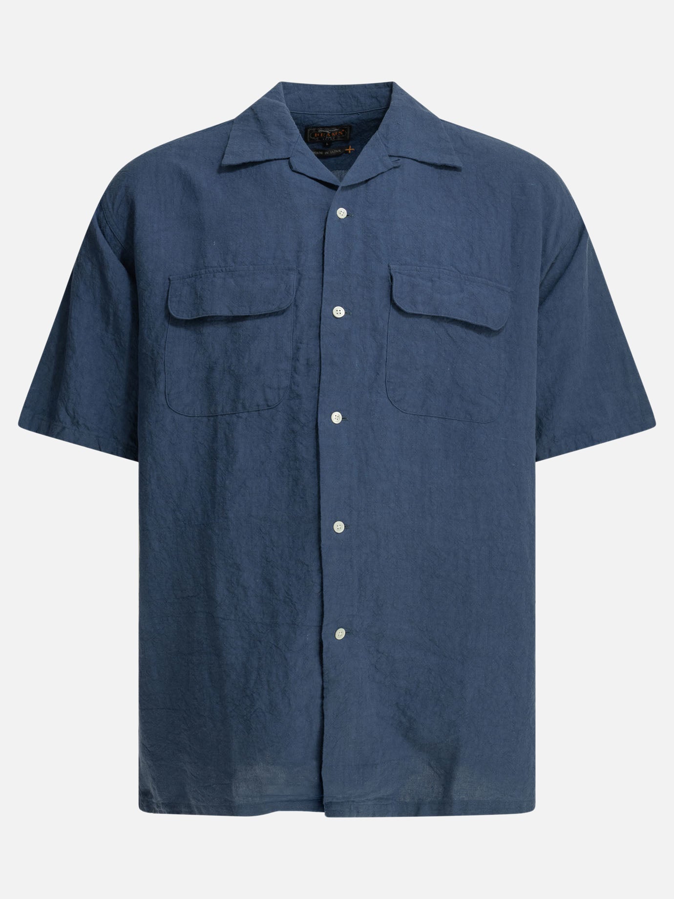 Casual shirts Solid colour  Blue - Beams Plus Men | PDP | VIETTI Online Store | thumbnail
