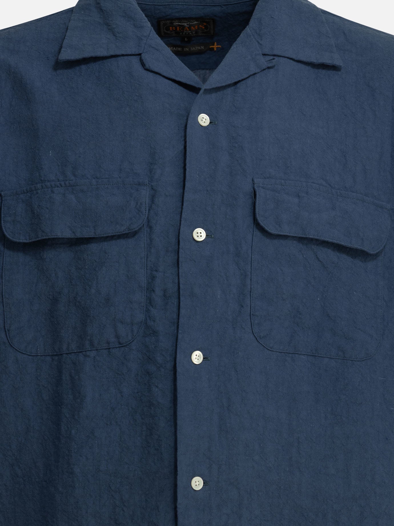 Casual shirts Solid colour  Blue - Beams Plus Men | PDP | VIETTI Online Store | Zoom-Modal_3
