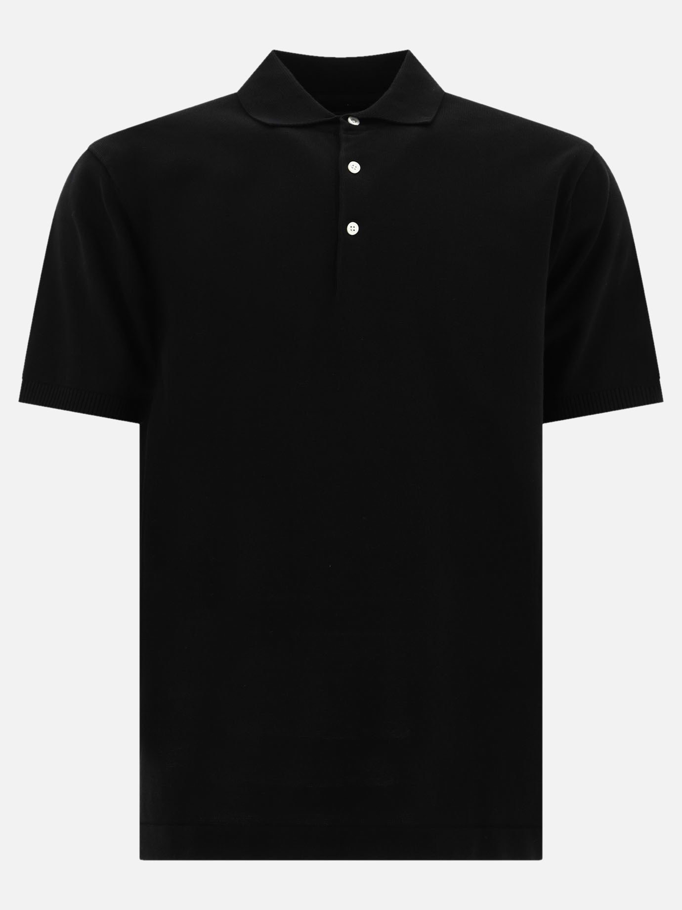 Polo shirts with buttons Solid colour  Black - Beams Plus Men | PDP | VIETTI Online Store | Zoom-Modal
