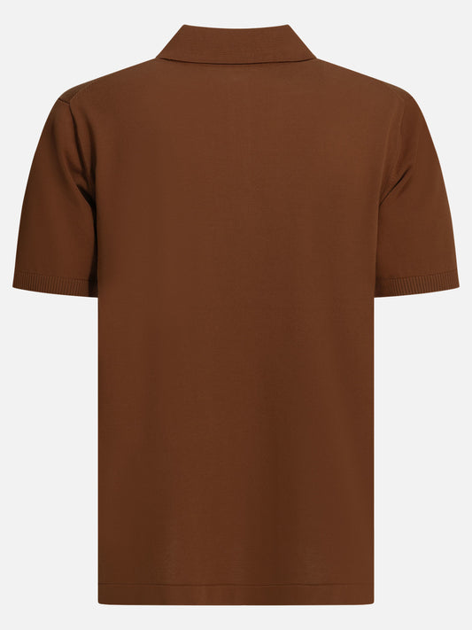 Polo shirts with buttons Solid colour  Brown - Beams Plus Men | PLP | VIETTI Online Store | 2
