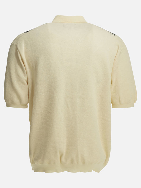Polo shirts without buttons Textured knit  White - Beams Plus Men | PLP | VIETTI Online Store | 2
