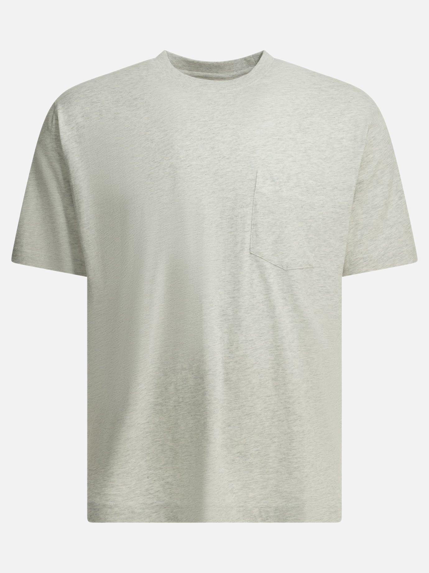 T-shirt girocollo Solid colour  Grigio - Beams Plus Uomo | PDP | VIETTI Online Store | Zoom-Modal
