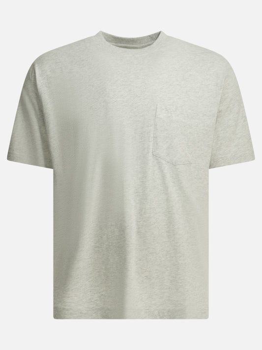 T-shirt girocollo Solid colour  Grigio - Beams Plus Uomo | VIETTI Online Store 
