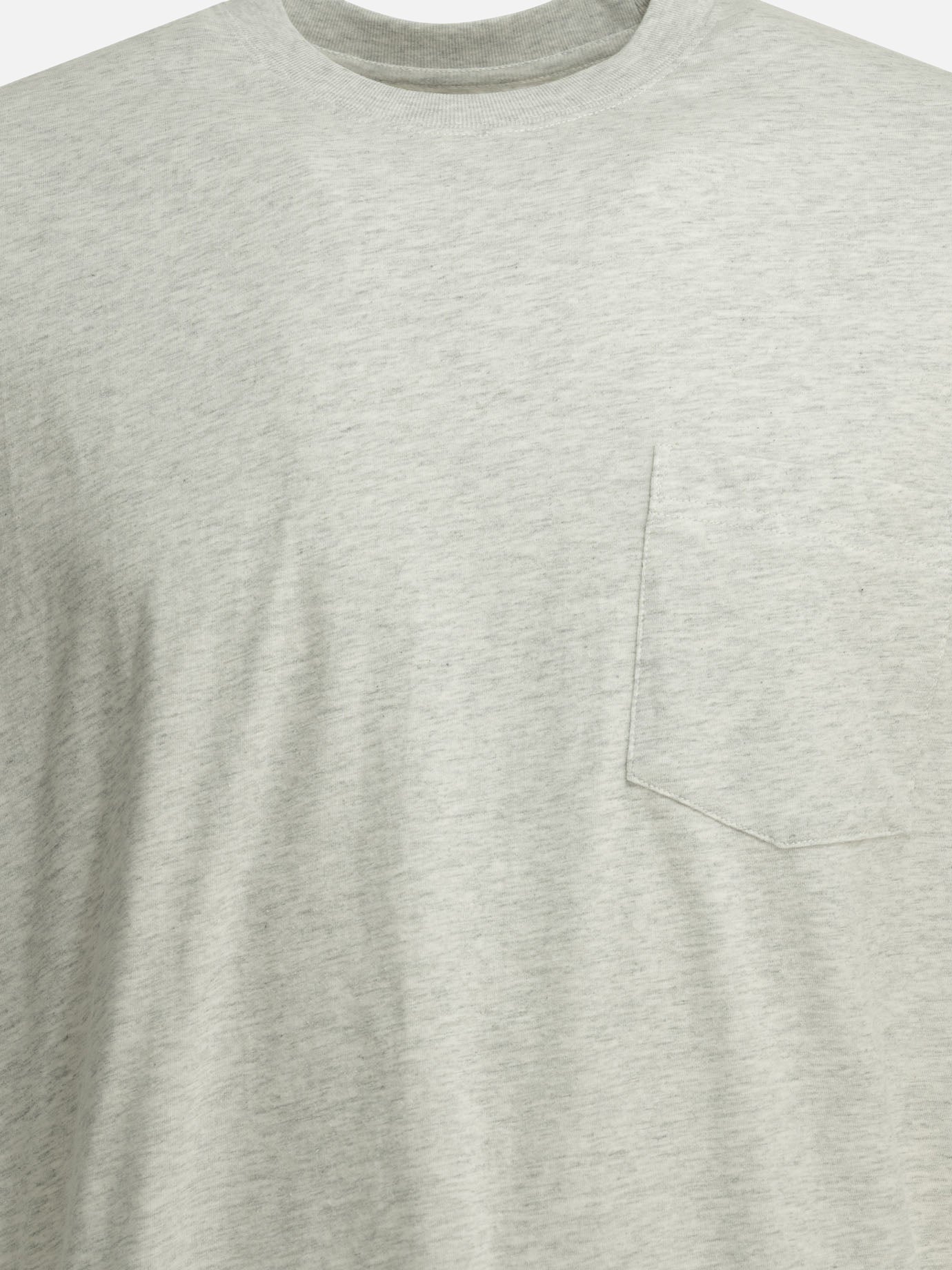 T-shirt girocollo Solid colour  Grigio - Beams Plus Uomo | PDP | VIETTI Online Store | Zoom-Modal_3
