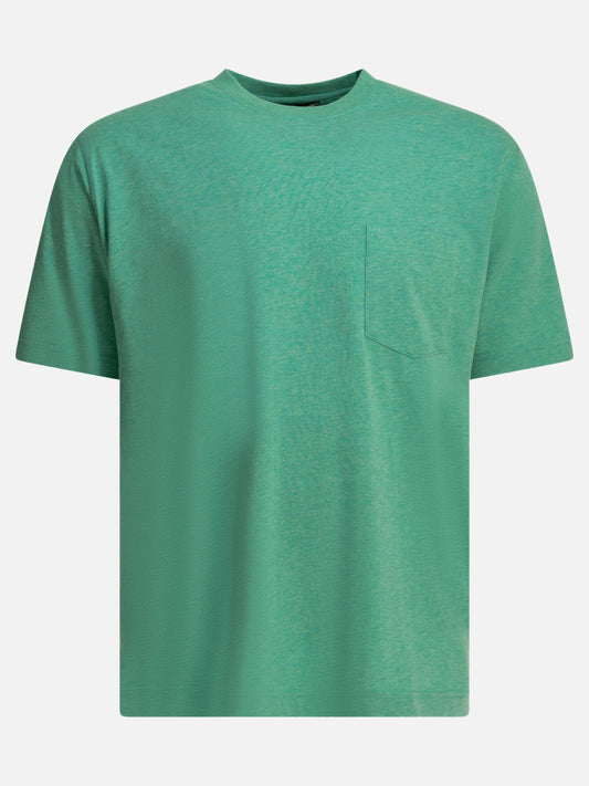 T-shirt girocollo Solid colour  Verde - Beams Plus Uomo | VIETTI Online Store 
