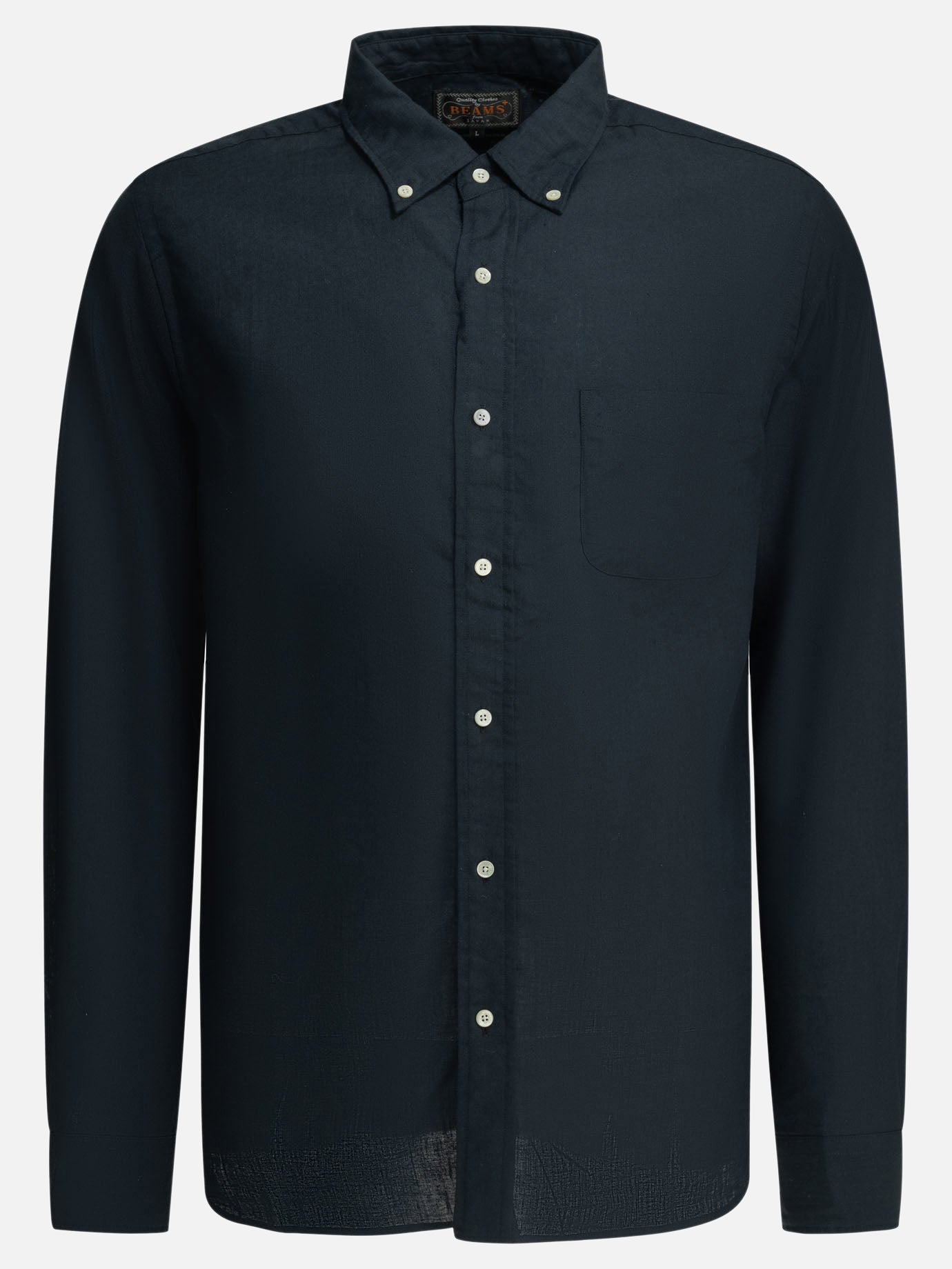 Camicie casual Solid colour  Blu - Beams Plus Uomo | PDP | VIETTI Online Store | Zoom-Modal
