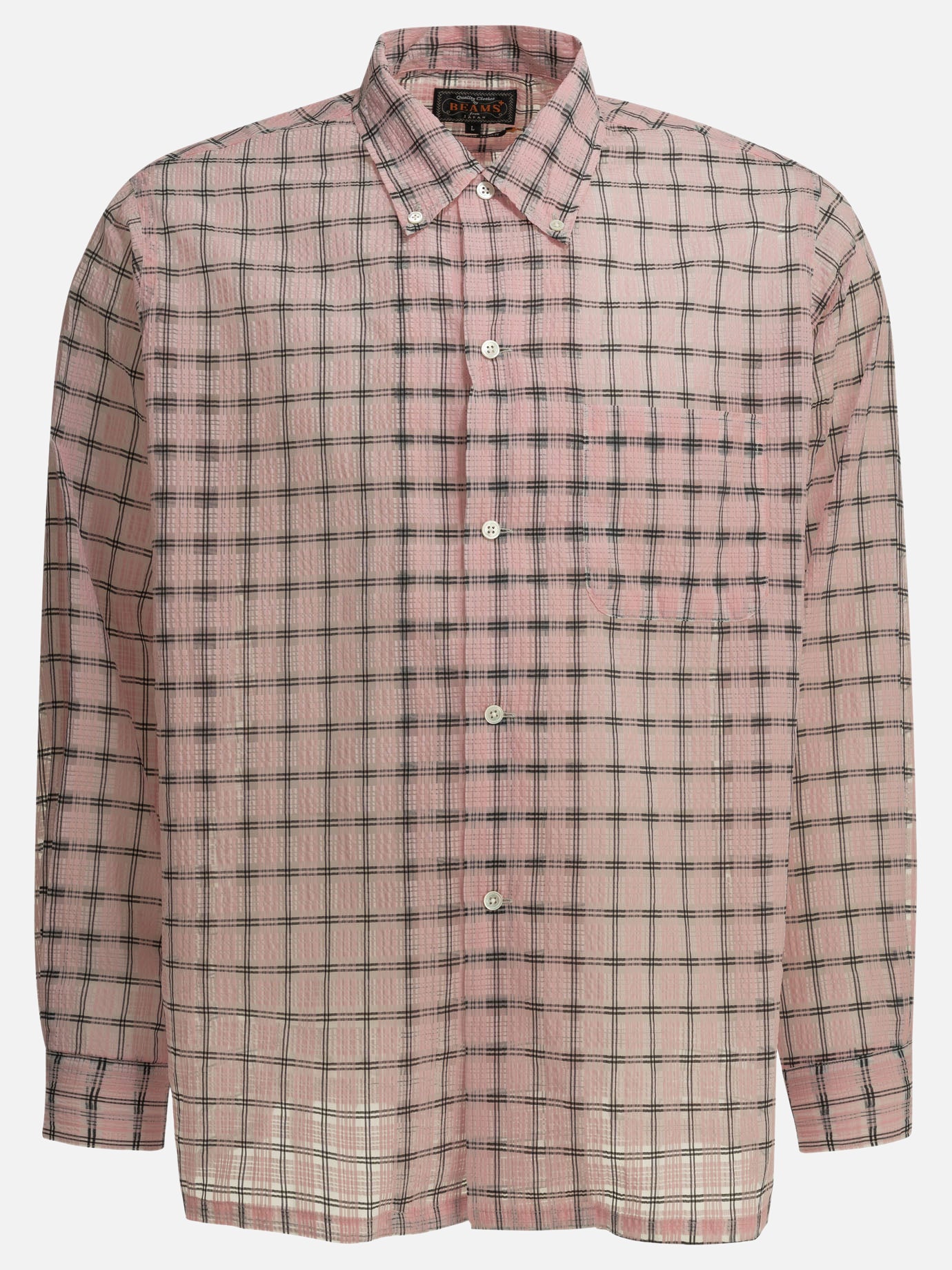 Casual shirts Plaid  Pink - Beams Plus Men | PDP | VIETTI Online Store | Zoom-Modal
